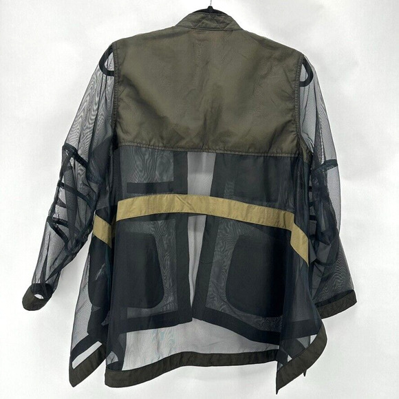 INITIAL Fashion The Unusual Experience Relaxed‎ Jacket Womens S Mesh Avant Garde - Picture 7 of 11